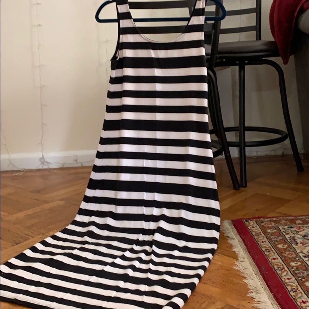 Striped maxi dress